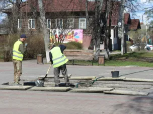 Запуск фонтана
