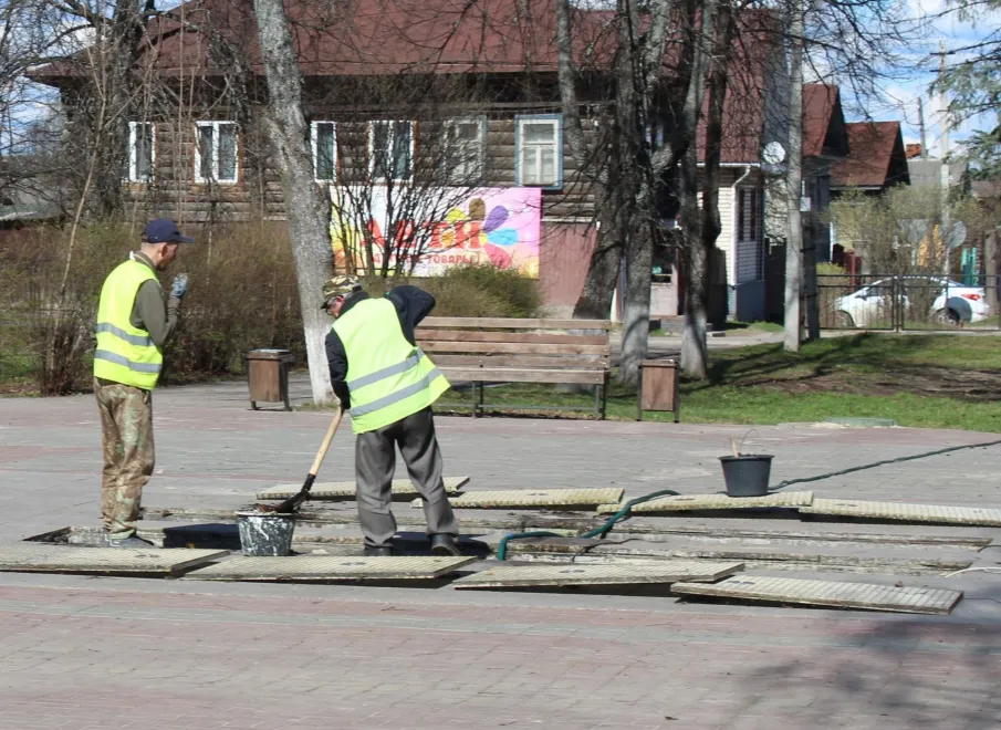 Запуск фонтана