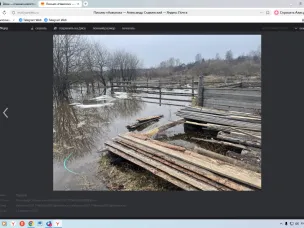 Справка по фактическим затоплениям на территории Ветлужского МО Нижегородской области на 13 апреля 2026 г.